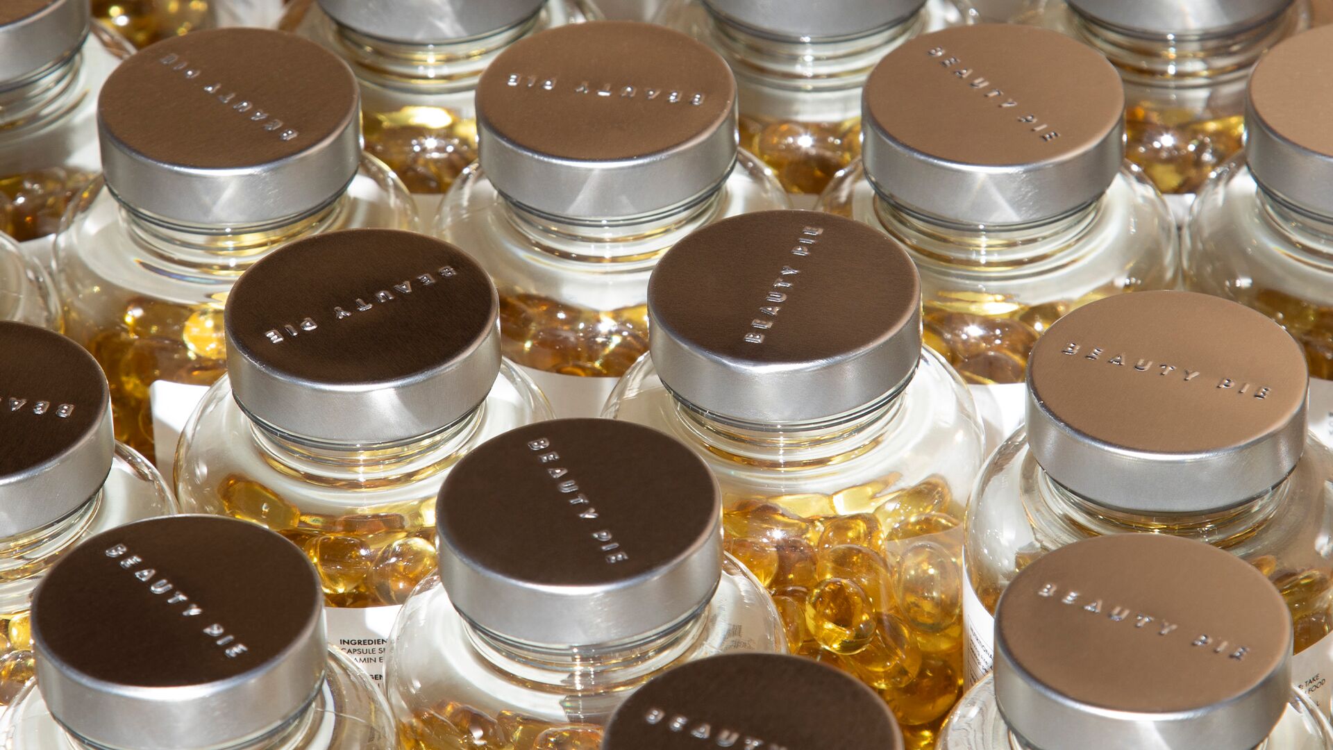 beauty-pie-supplements-hero.jpg Bottles of Beauty Pie supplements
